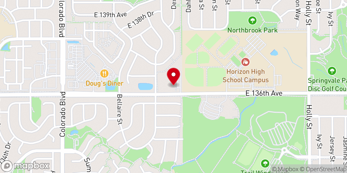 Map showing location of Summit of Peace Lutheran Church