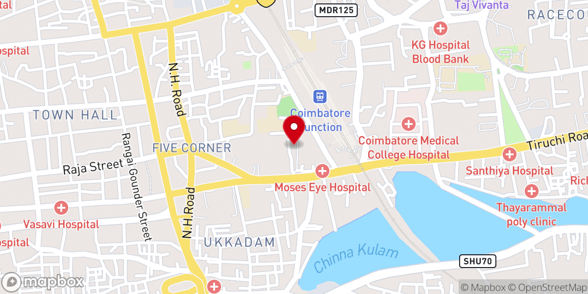 Map showing location of St. Michael's Cathedral