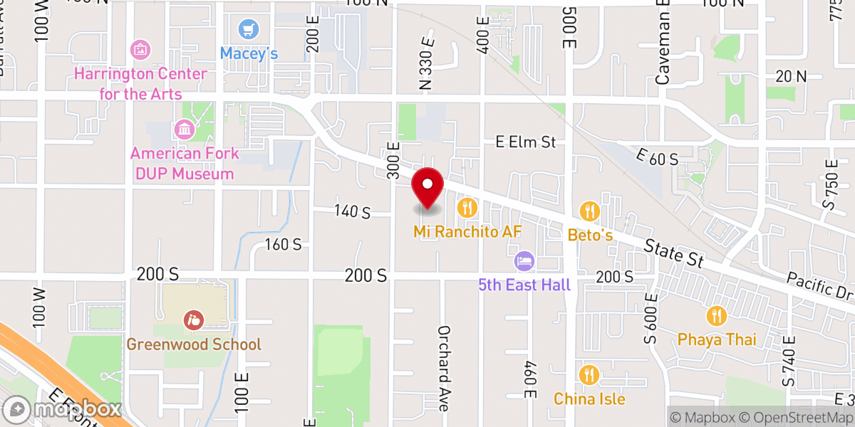 Map showing location of Calvary Mountain View Church