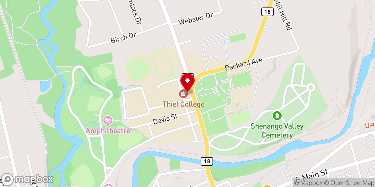Map showing location of David Johnson Memorial Chapel