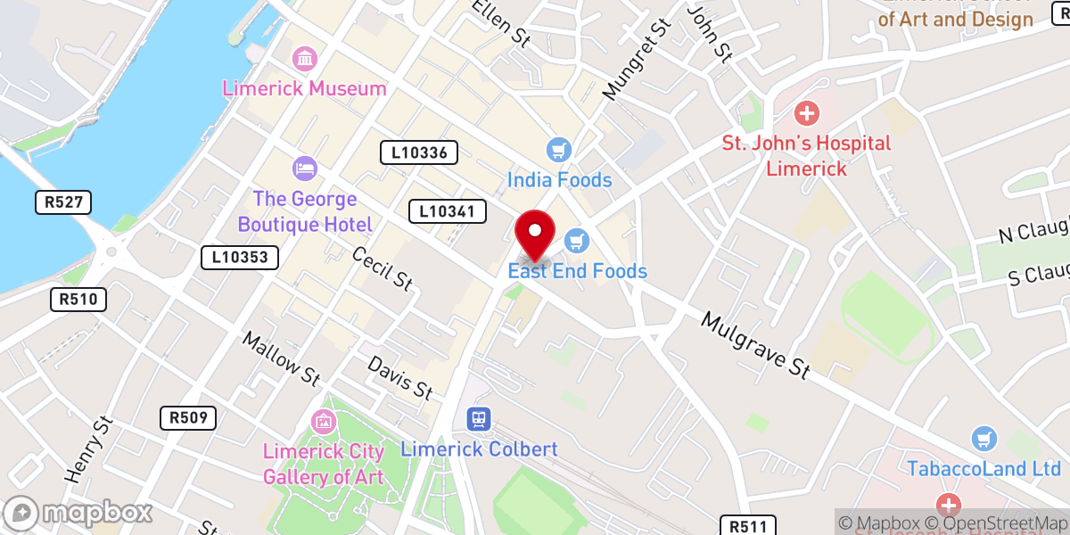 Map showing location of new generation parish limerick