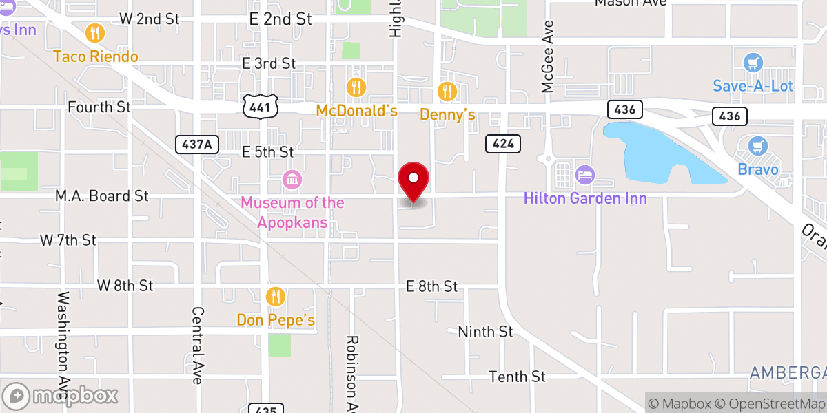 Map showing location of Church of the Holy Spirit