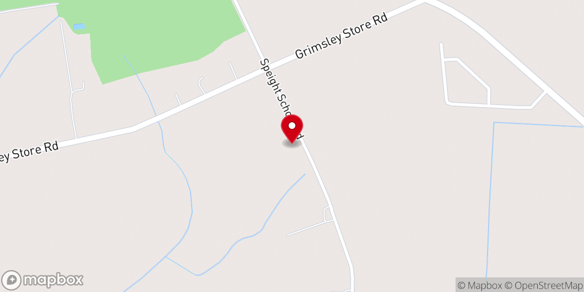 Map showing location of Burning Bush Free Will Baptist