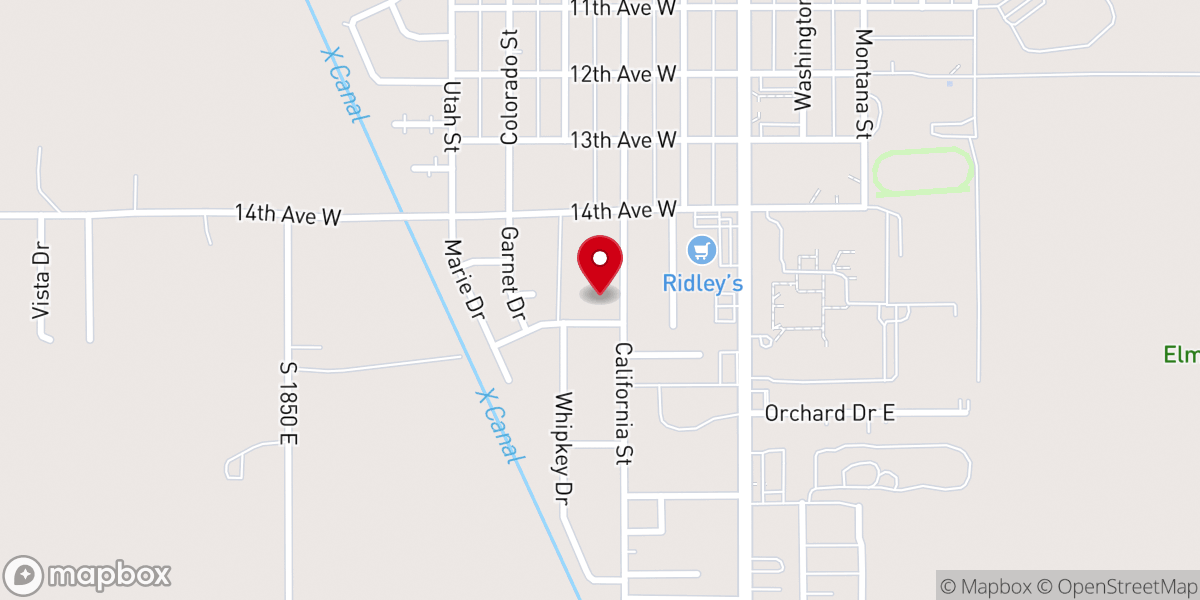 Map showing location of Saint Elizabeth Catholic Church