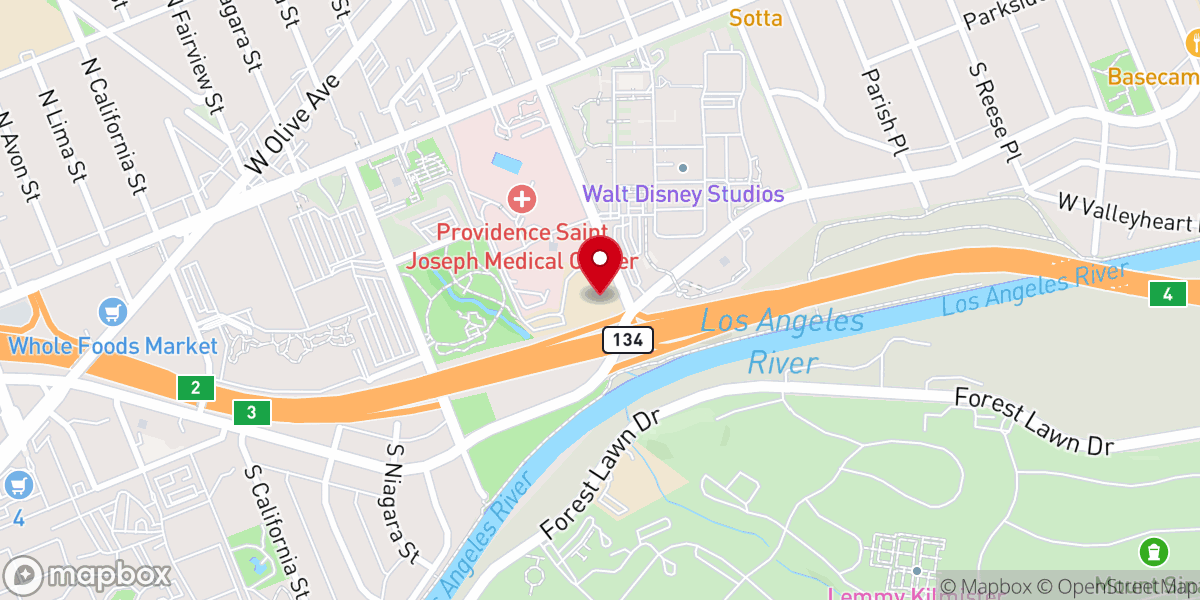 Map showing location of Providence High School