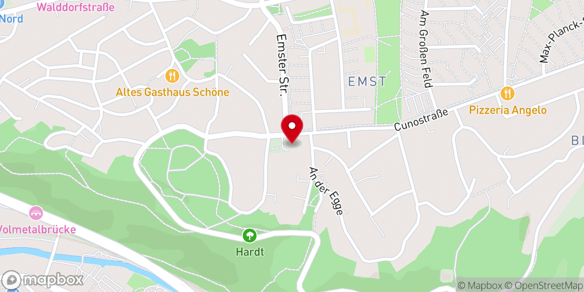 Map showing location of Erlöserkirche - Ev.-Luth. Emmaus-Kirchengemeinde Hagen