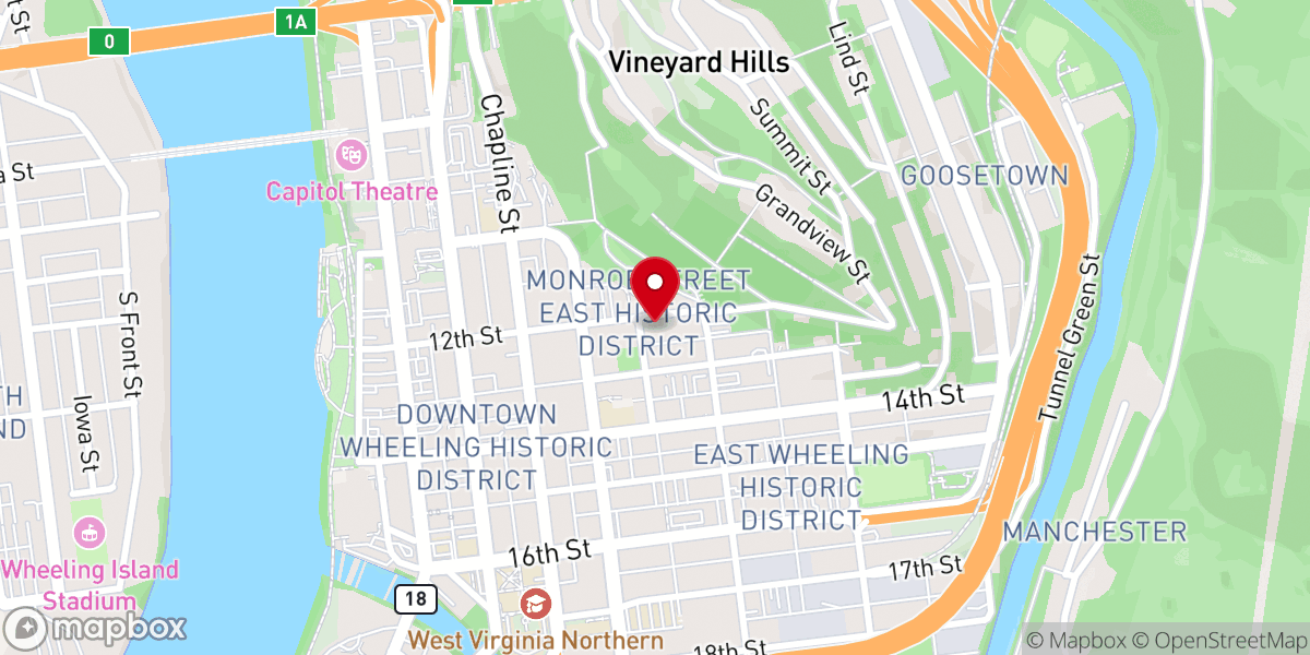 Map showing location of Church God & Saints Christ