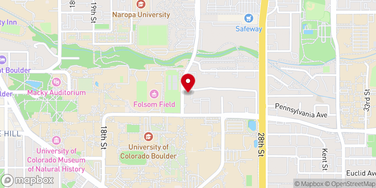 Map showing location of Wesley Foundation Untd Methodist