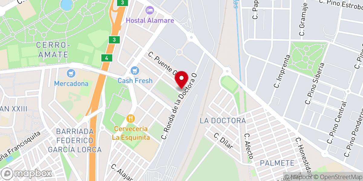 Map showing location of Iglesia La Luz Del Mundo