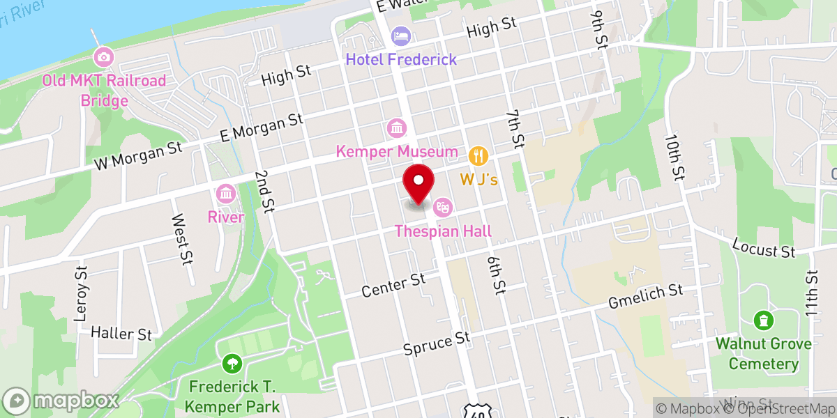 Map showing location of New Life in Christ Ministries