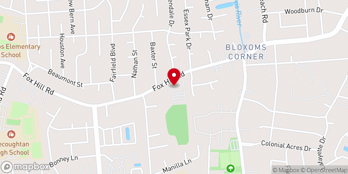 Map showing location of Restoration Church