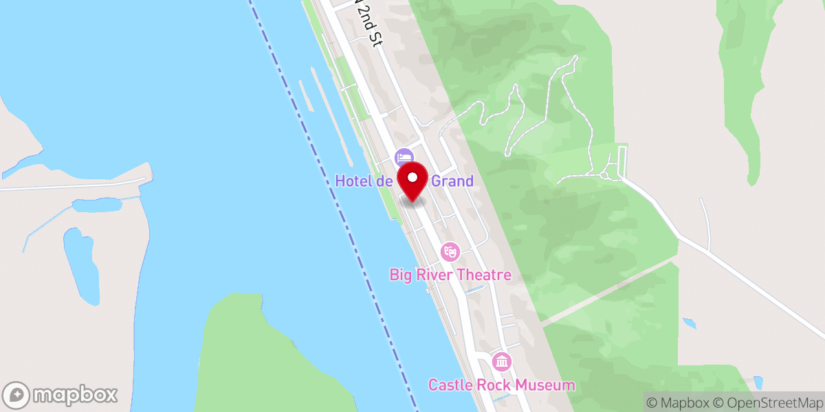 Map showing location of Wings Over Alma
