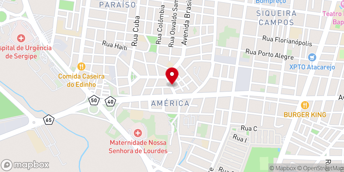 Map showing location of Igreja Pentecostal De Joelhos É Melhor