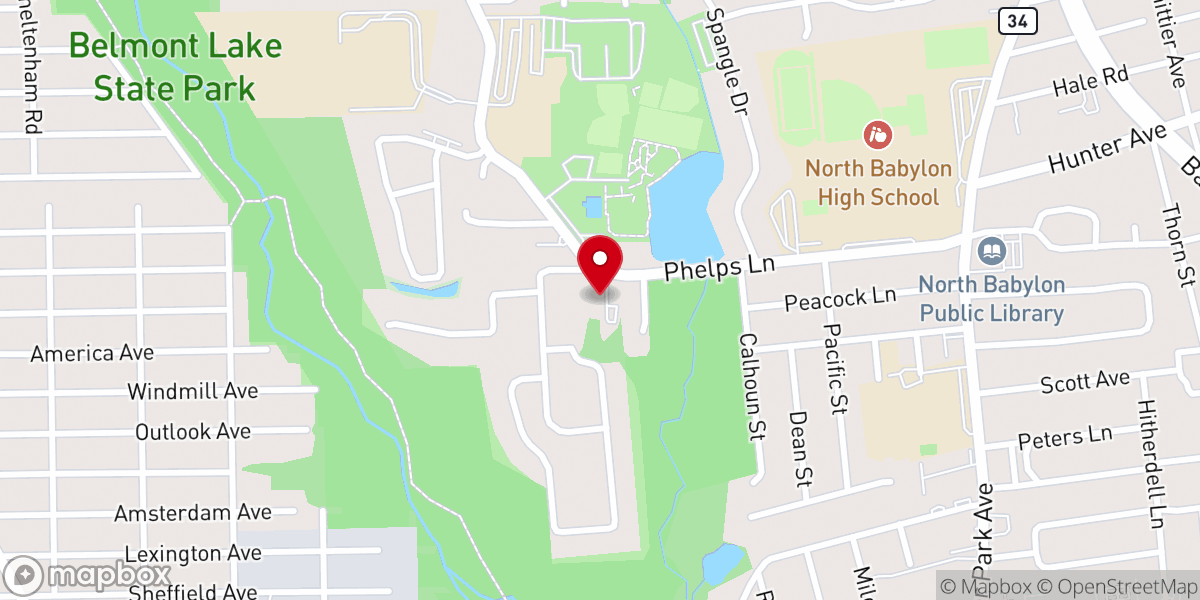 Map showing location of St Paul's Reformed Church