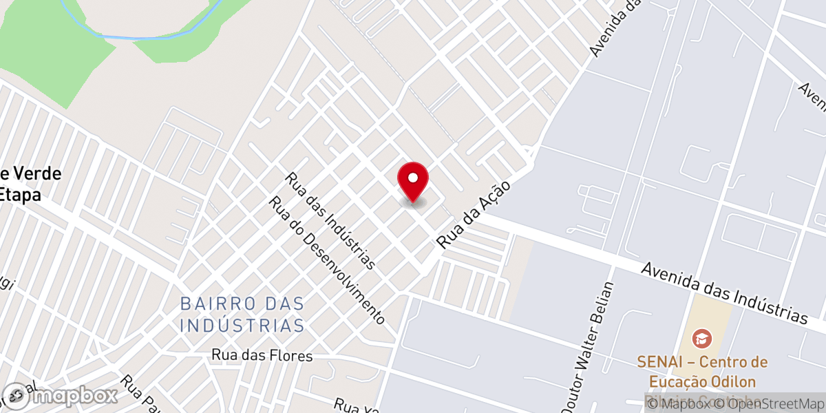 Map showing location of Paróquia São Francisco de Assis (Matriz Santa Clara)