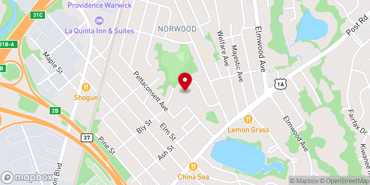 Map showing location of SouthPointe Christian Church