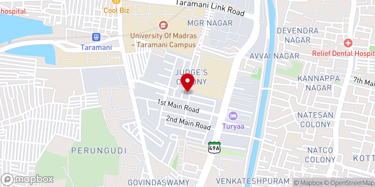 Map showing location of St Mother Teresa Syro Malabar Catholic Church