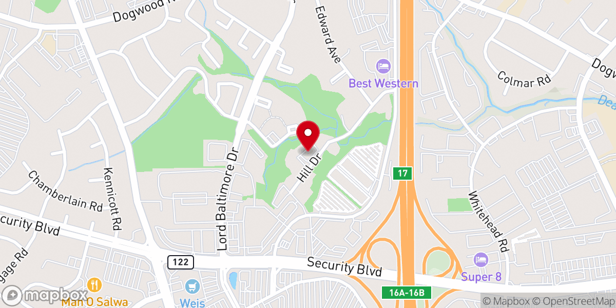 Map showing location of Purpose church