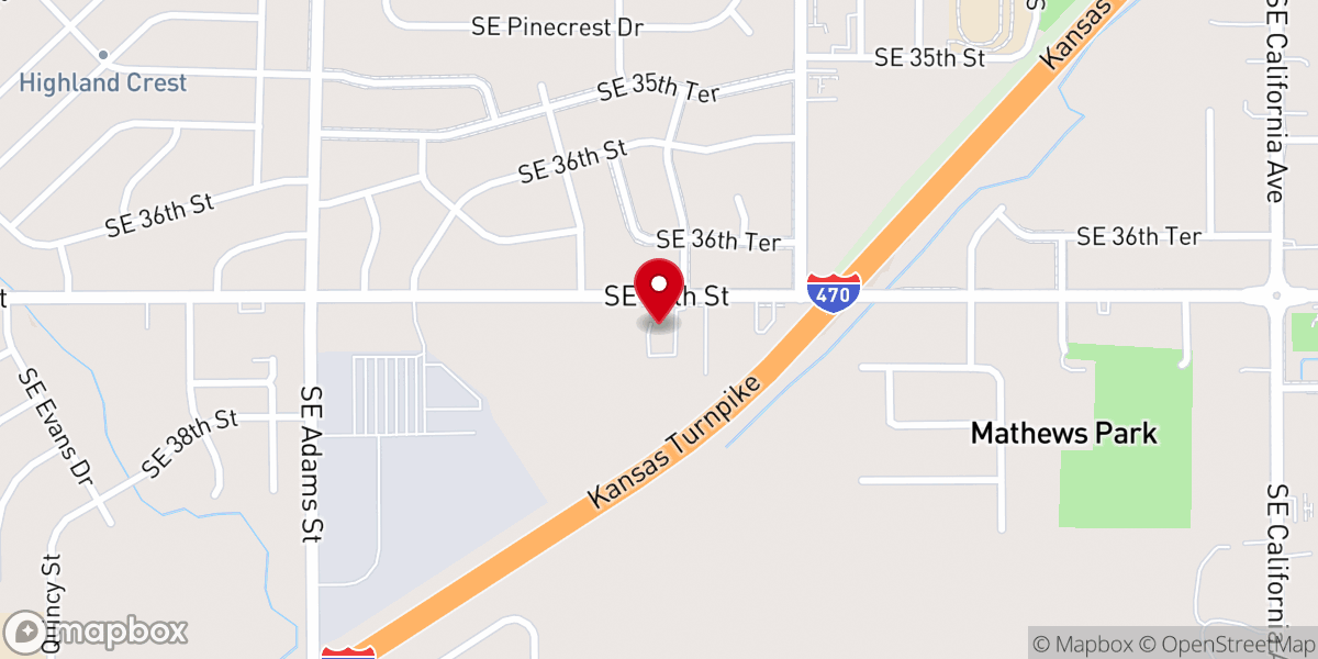 Map showing location of Capitol City Community Church of God