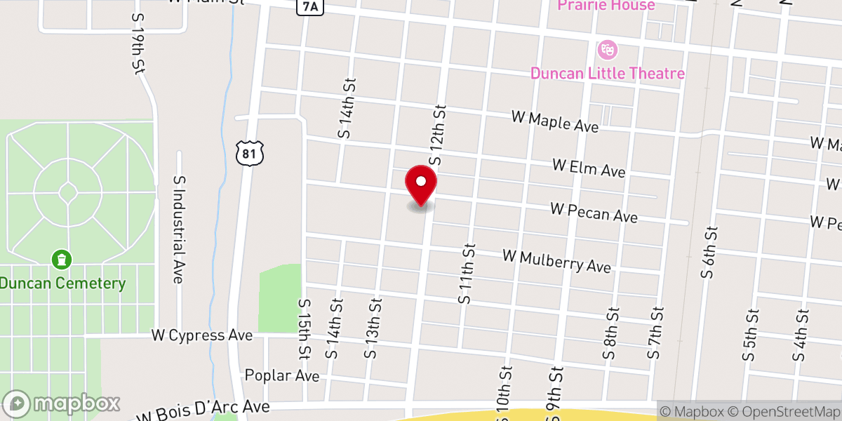 Map showing location of City Heights Baptist Church