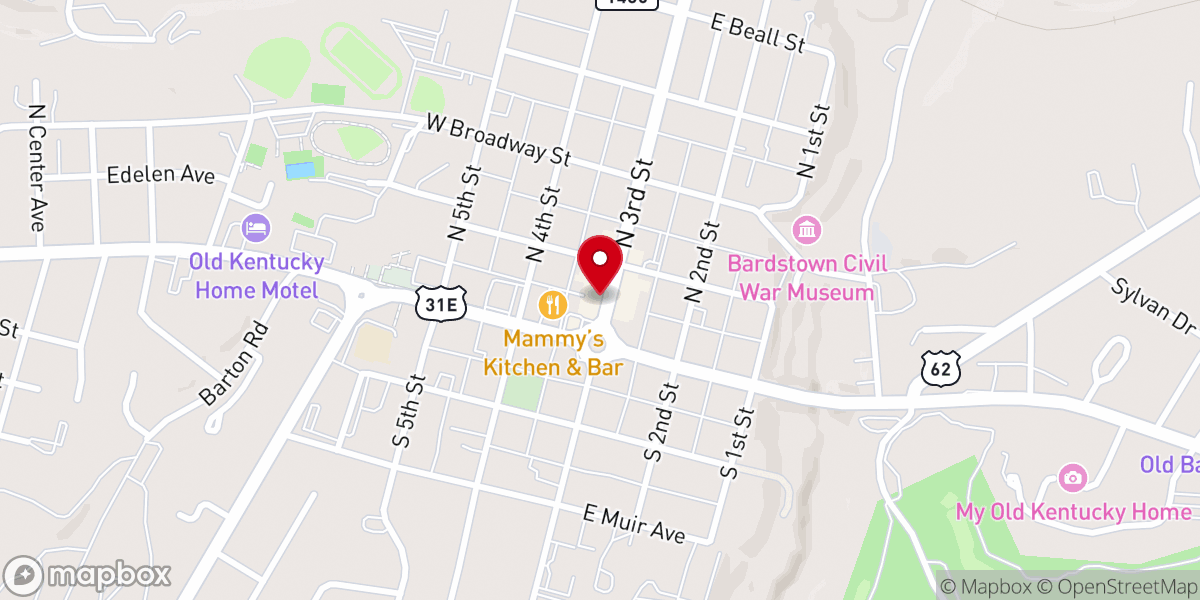 Map showing location of 3rd Street Tap House