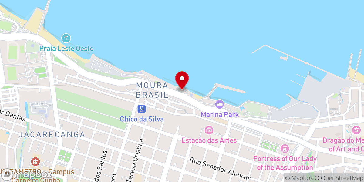 Map showing location of Igreja Santa Edwiges