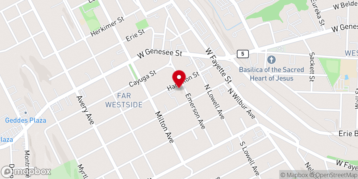 Map showing location of Ss. Peter and Paul Orthodox Church