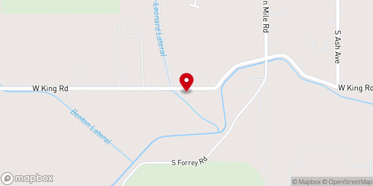 Map showing location of Cabalo's Orchard and Gardens