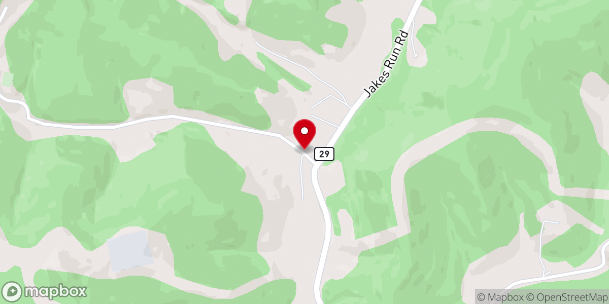Map showing location of Tennant Memorial Chapel Methodist Church