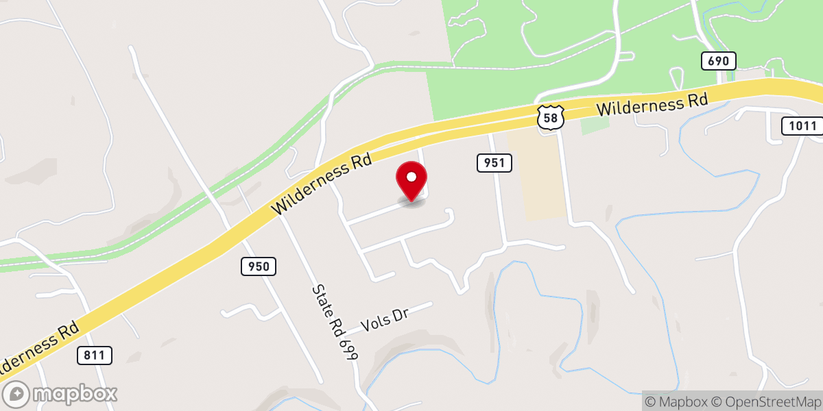 Map showing location of Faith Chapel Missionary Baptist Church