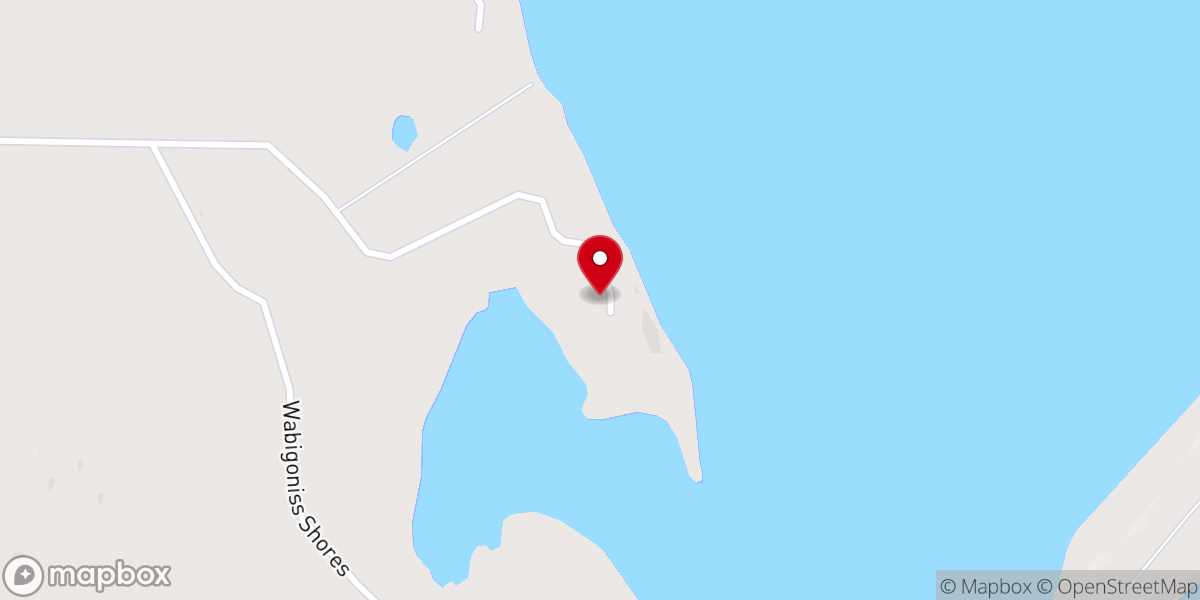 Map showing location of Trout Lake Camps (Main Office)
