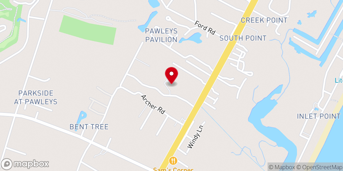 Map showing location of Holy Cross Faith Memorial Church