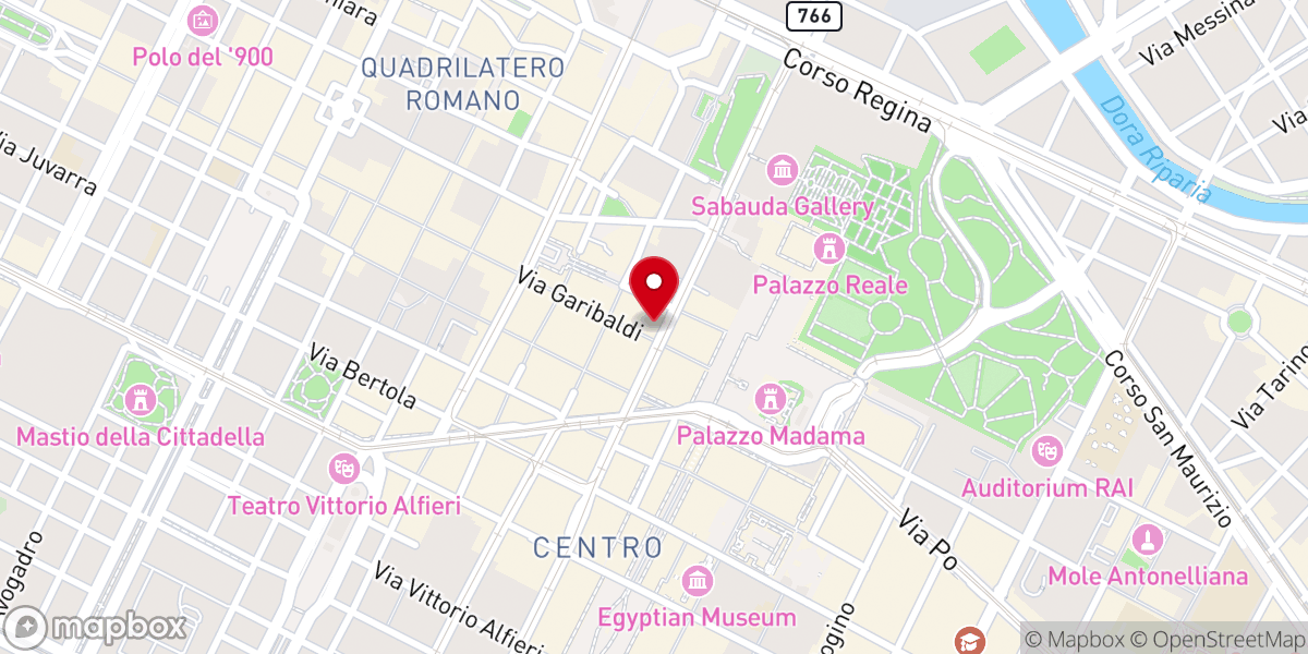 Map showing location of Chiesa della Santissima Trinità