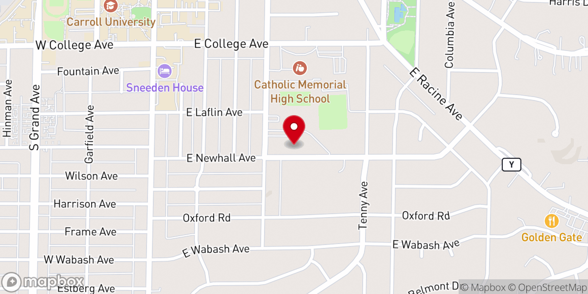 Map showing location of Corpus Christi Parish - St. Mary