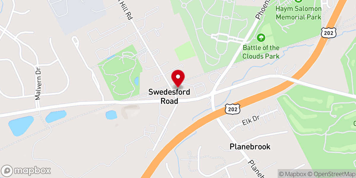 Map showing location of Bridge of Hope