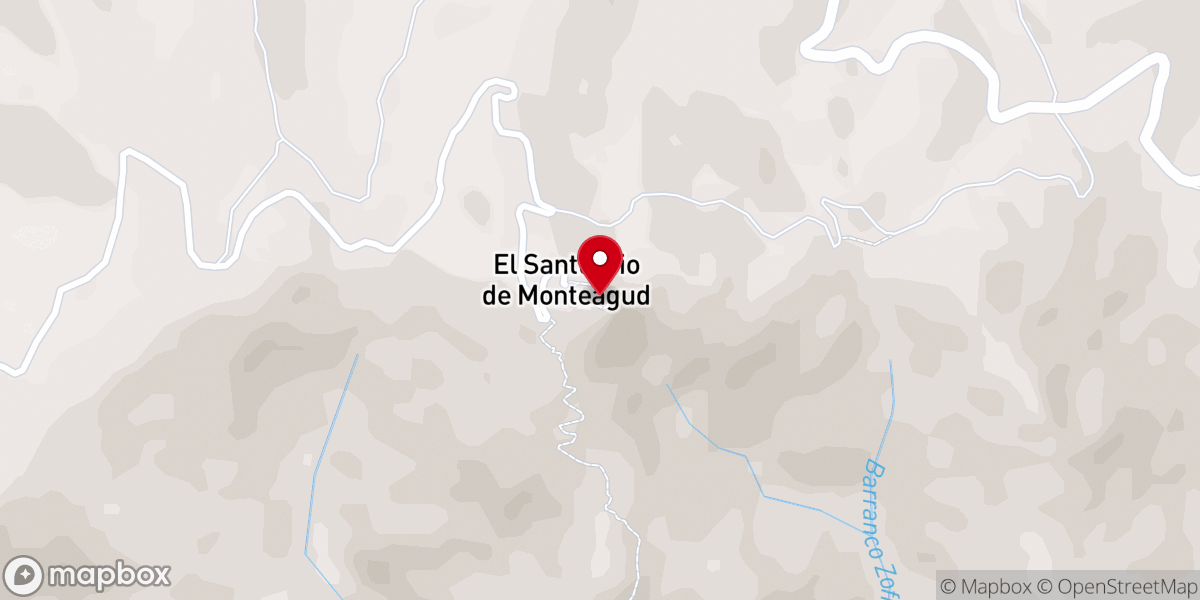 Map showing location of Ermita de la Virgen de la Cabeza