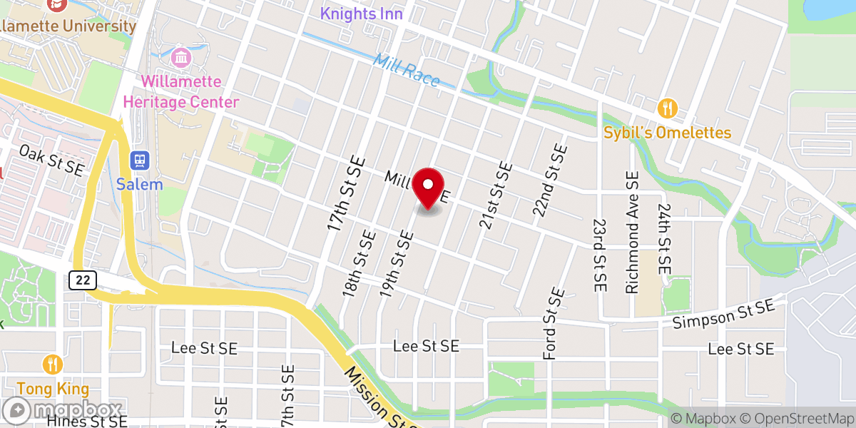 Map showing location of Capital Park Wesleyan Church