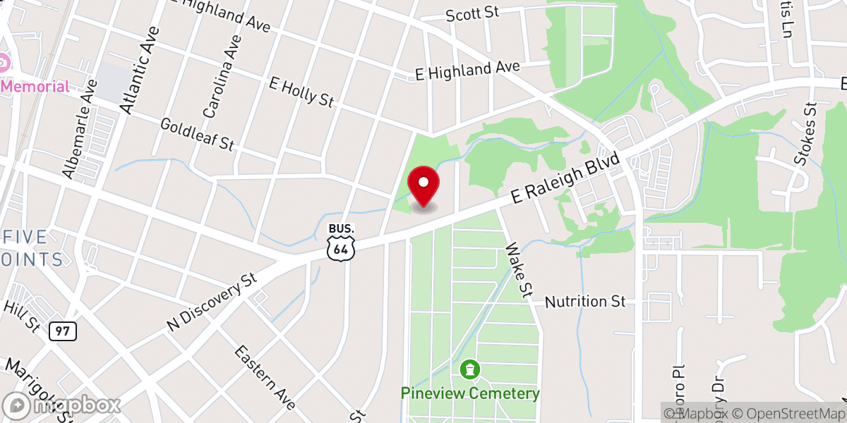 Map showing location of Saint Paul Church Of God In Christ