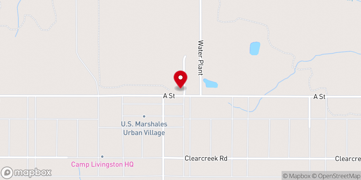 Map showing location of Hickman Trail