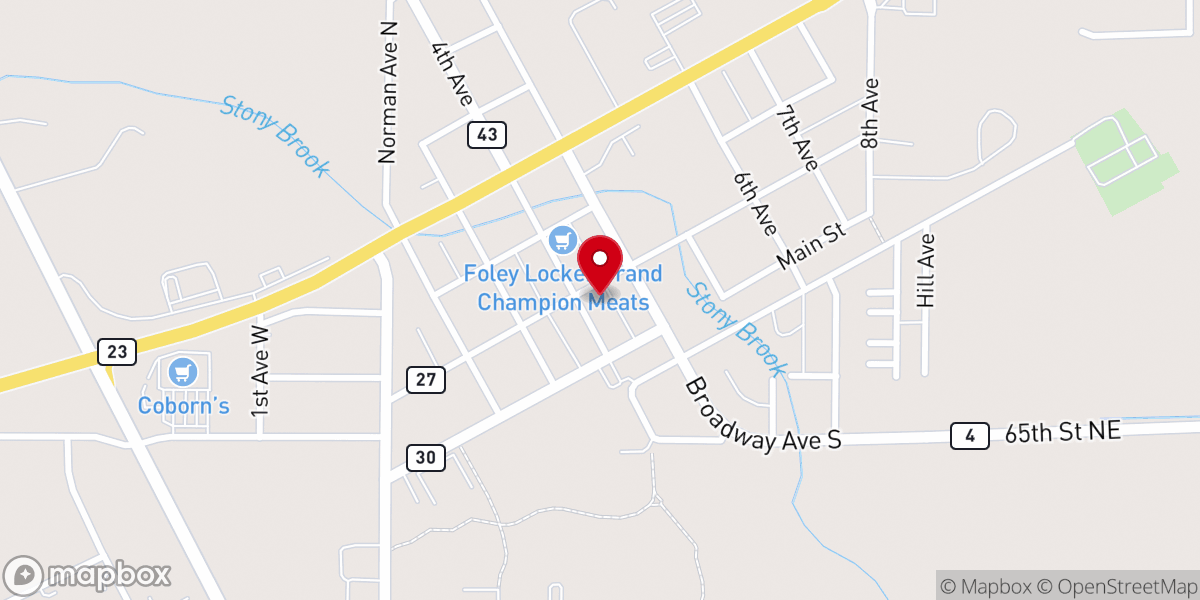 Map showing location of Free Grace United - Foley