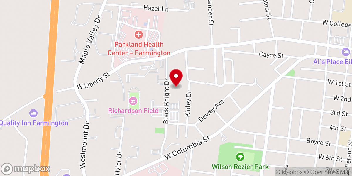 Map showing location of First State Community Center
