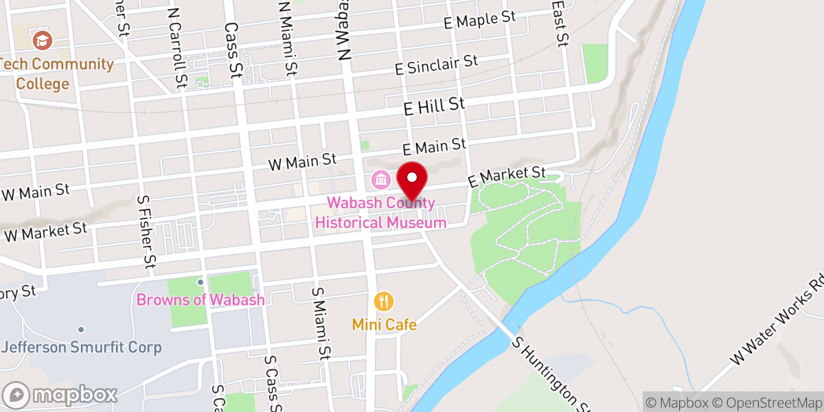 Map showing location of Living Faith Lutheran Church
