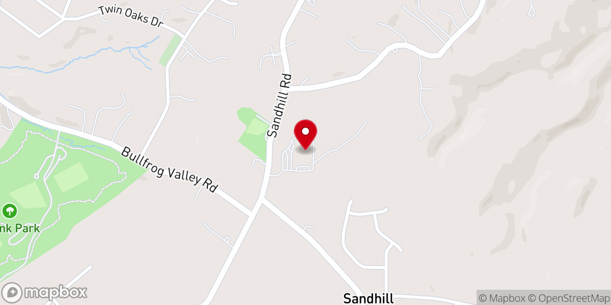 Map showing location of St. Joan of Arc School