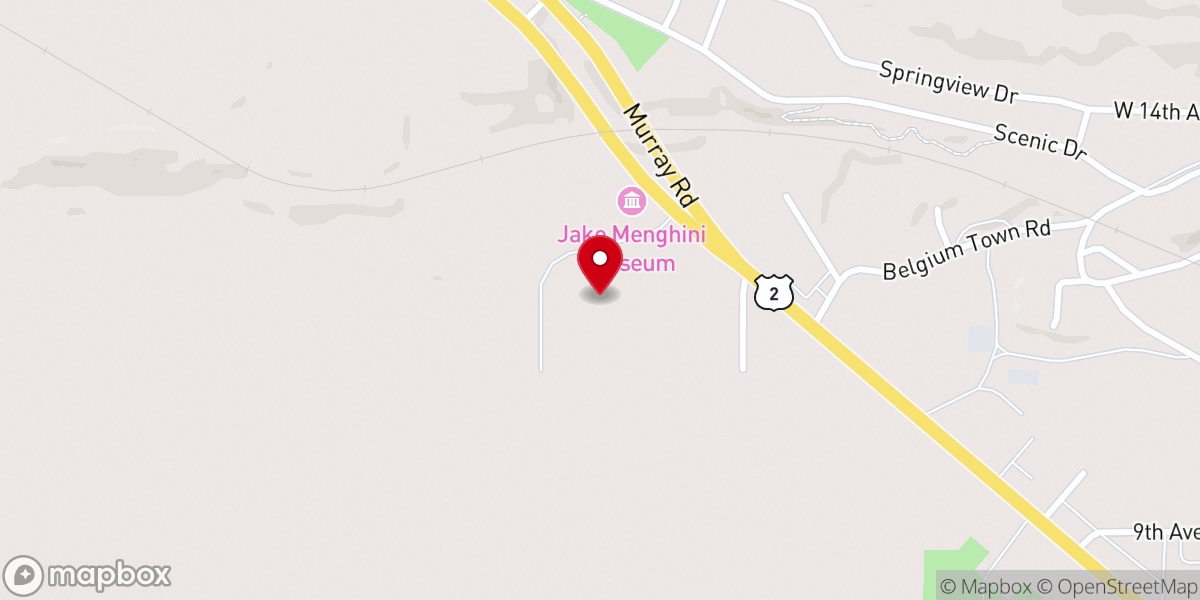 Map showing location of Evangelical Covenant Church