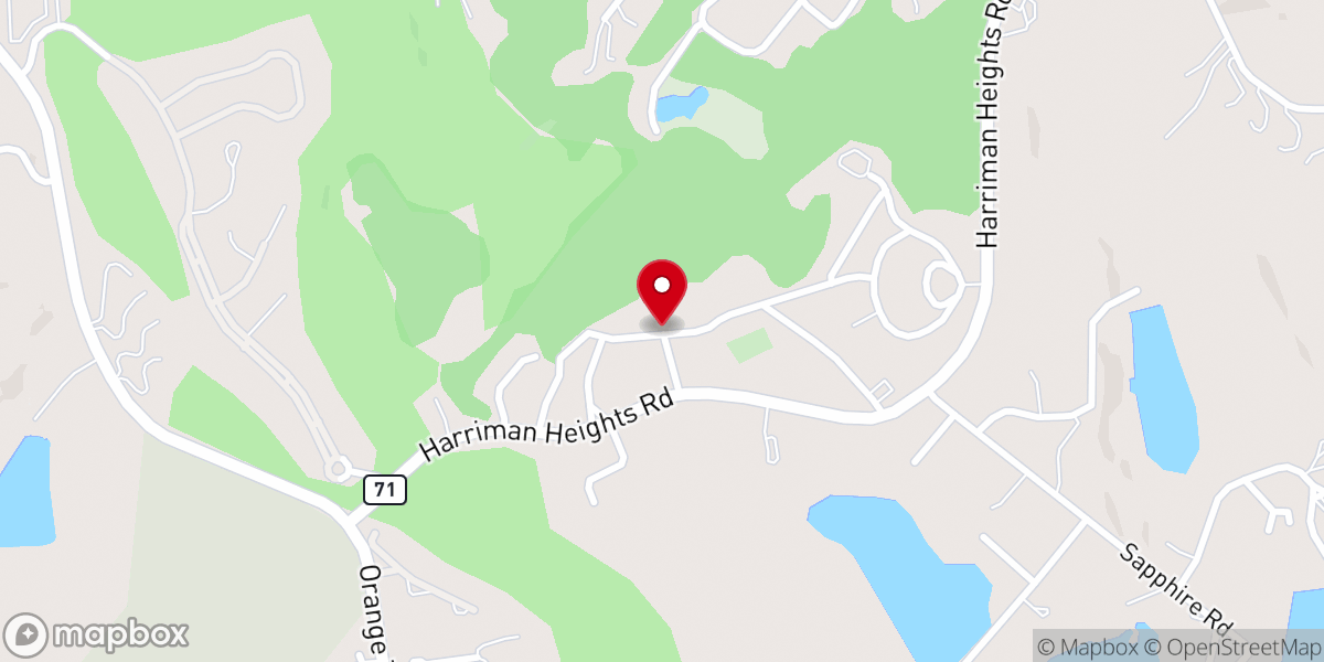 Map showing location of Office of Hispanic Ministry