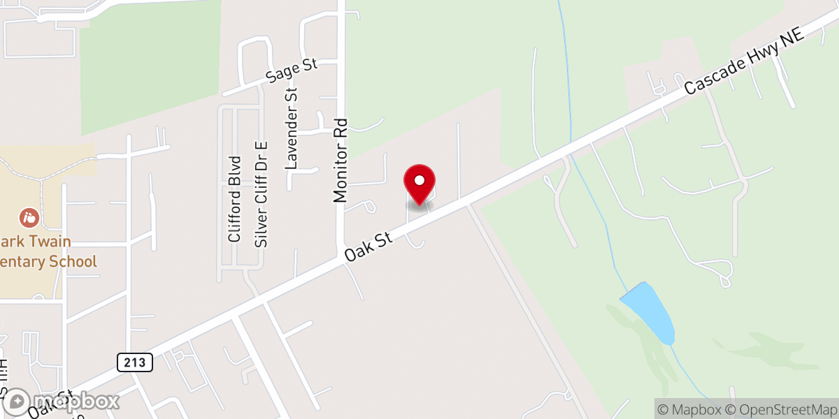 Map showing location of Silverton Community Seventh-day Adventist Church