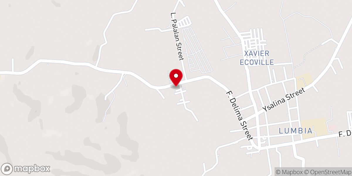 Map showing location of Light of the World Baptist Church
