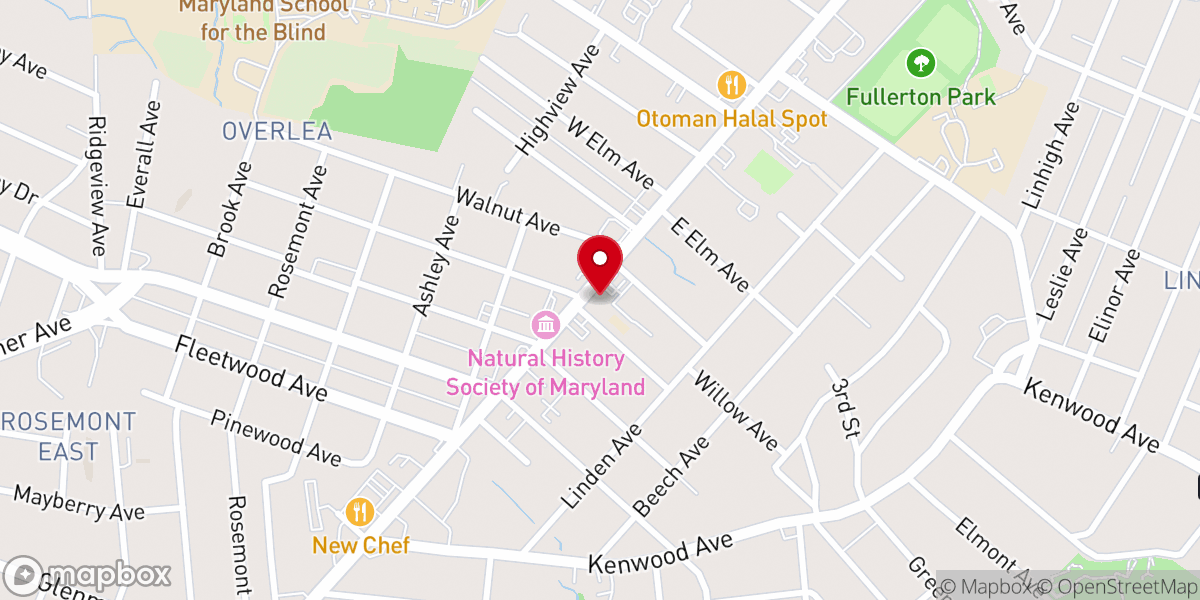 Map showing location of St Michael's Overlea