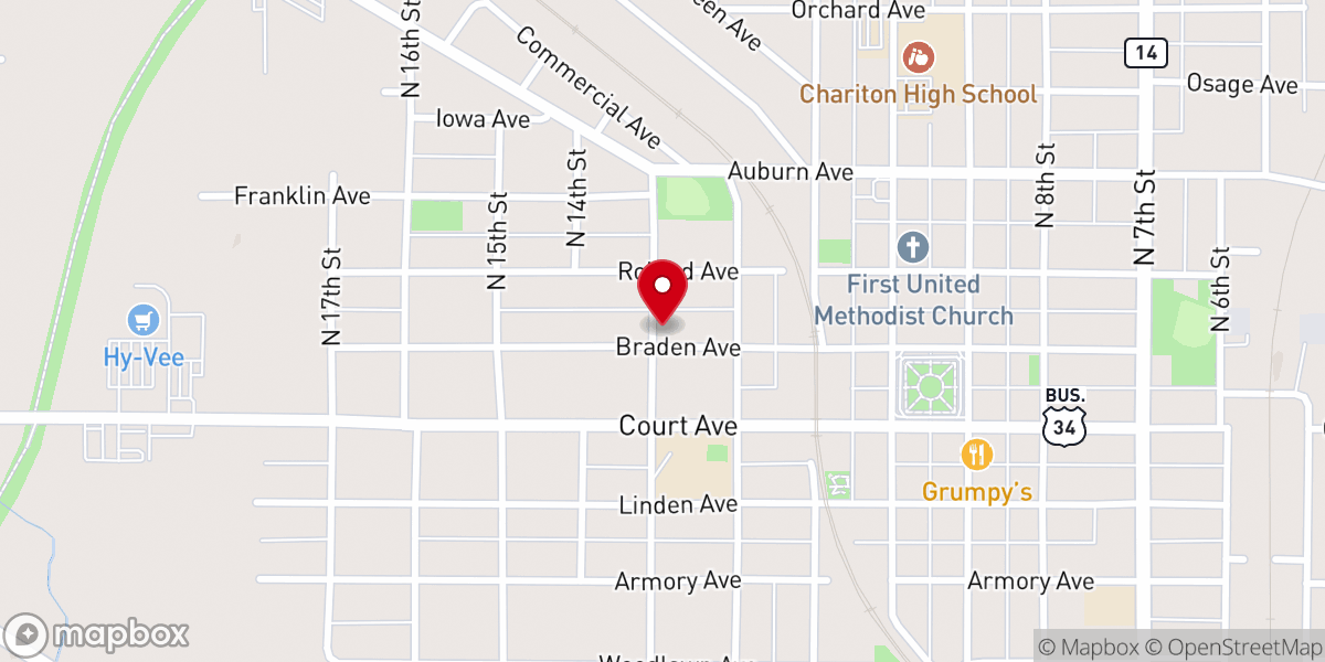 Map showing location of House Of Worship Church