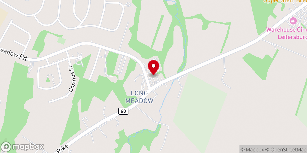 Map showing location of Christian Life Chapel